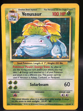 Venusaur Holo 15/102 Base Set Unlimited