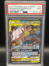 PSA 9 Reshiram &Zekrom Gx 157/236 Comic Eclipse