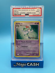 Pokémon 2007 Kirlia Diamond & Pearl Secret Wonders Pre Release - PSA MINT 9