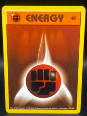 Fighting Energy 97/102 1st Edition Shadowless Base Set 1999 NM