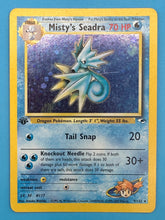 Misty’s Seadra 1st Edition Holo - Gym Heroes
