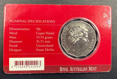 Royal 60th Wedding Anniversary - 50c Uncirculated Coin - 2007