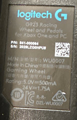 ****Awaiting Power LOGITECH - G923 Trueforce Racing Wheel and Pedals for Xbox One & PC
