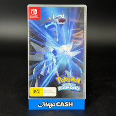 Nintendo Switch Game Pokemon Brilliant Diamond Cartridge and Case