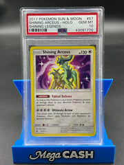 PSA  10 Shining Arceus 57/73 Shining Legends