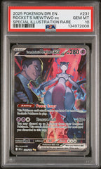 Pokémon - PSA 10 Team Rocket’s Mewtwo Ex 231/182