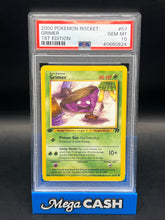 PSA 10 Grimer 57/82 1ST Edition Rocket