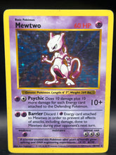 Mewtwo 10/102 Holo Shadowless Base Set