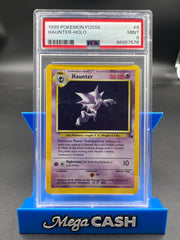 PSA 9 HAUNTER HOLO FOSSIL 6/62