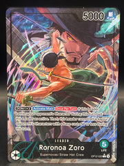 Roronoa Zoro Leader Alt Art • OP12-020 Legacy of the Master • One Piece TCG