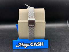 LADIES FOSSIL OPEN HEART, MOTHER OF PEARL, AUTOMATIC WATCH -