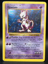 Mewtwo 10/102 Holo Shadowless Base Set