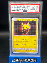 PSA 10 Pretend Boss Pikachu 196/SM-P