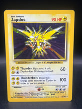Zapdos Holo 16/102 Base Set Unlimited