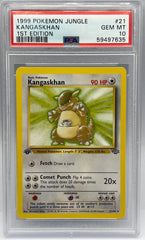 Pokémon - Kangaskhan 21/64 1 ST Edition Jungle PSA 10