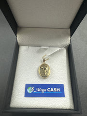 LADIES 9CT DOLPHIN LOCKET PENDANT