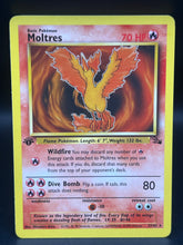 Moltres 1ST Edition Non Holo 27/62 Fossil