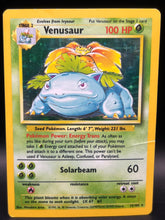 Venusaur Holo 15/102 Base set