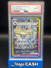 PSA 10 Vaporeon EX 205/187 SAR Japanese Terrestrial Festival