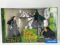Toy Biz LOTR The Fellowship Arwen & Asfaloth Deluxe Horse Rider Figure Set
