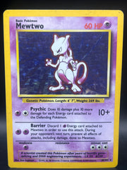 Mewtwo Holo 10/102 Base Set Unlimited