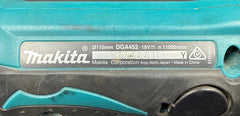 Makita - DGA452 - Angle Grinder
