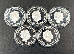 Dragons of Legend - Silver Proof - 5 Coin Set - 2012-2013