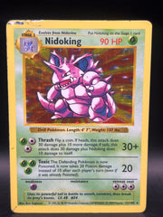 Nidoking Holo 11/102 Base Set Shadowless