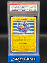 PSA 10 Yokohama's Pikachu 280/SM-P 2018 Promo Pokemon Center Japanese