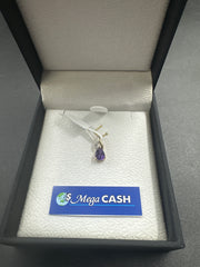 LADIES 9CT GOLD/DIAMOND PENDANT