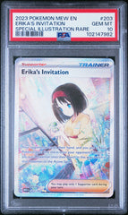 Pokémon - PSA 10 Erika’s Invitation 203/165