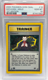 Pokémon - Giovanni 18/132 1ST Edition Gym Challenge