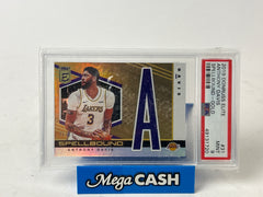 2019 Donruss Elite Anthony Davis Spellbound Gold #31 No. 31 “A” - PSA 9