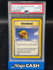 PSA 10 1ST Edition Balloon Berry 60/64 Neo Revelation