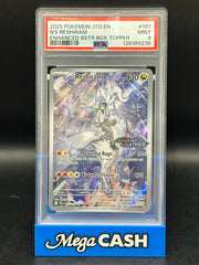 PSA 9 N’s Reshiram - Journey Together Box Topper - 167/159