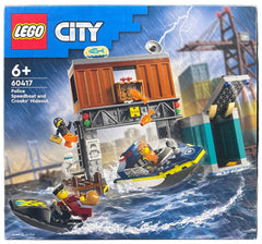 Lego - Police SpeedBoat And Crooks Hideout - 60417