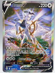 Pokémon - Arceus V 166/172 Brilliant Stars Damaged