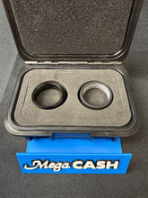 The Ridge - Men’s Royal Black Tungsten Beveled Ring - US Size 11