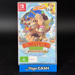Nintendo Switch Game Donkey Kong Country Tropical Freeze Cartridge and Case