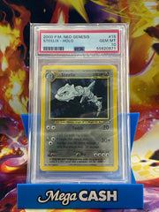 2000 P.M. Steelix Neo Genesis Holo 15/111 Pokemon Card - PSA 10