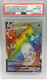 Pokémon - Charizard Vmax 074/073 Champions Path PSA 10