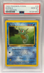 Pokémon - Horsea 49/62 1ST Edition PSA 10