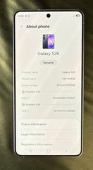Samsung S26 - 256GB - SM-942B