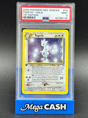 PSA 9 Togetic Holo - 1st Edition Neo Genesis - 16/111