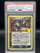 PSA 10 Greninja Gold Star SWSH144
