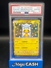 PSA 10 Pikachu Wearing Alolan Vulpix Poncho 037/SM-P