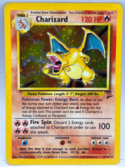Pokémon - Charizard 4/130 Base Set 2 With Swirl