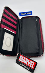 Loungefly Spider-Gwen zip around wallet with Spider-Gwen lining