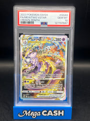 PSA 10 Mewtwo Vstar GG44/GG70 Crown Zenith
