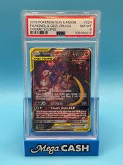 PSA 8 NAGANADEL & GUZZLORD GX 224/236